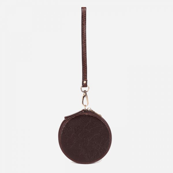 Leather Round Coin Purse