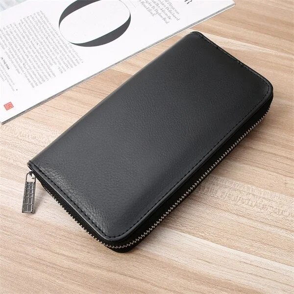 Unisex Anti-Credit Card Fraud Multi-compartment Wallet