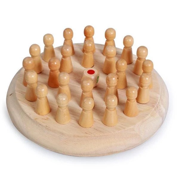 Chess With Wooden Color Memory