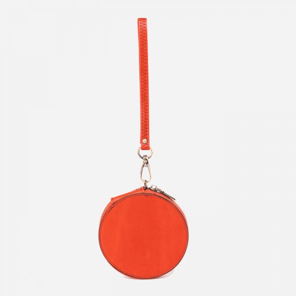 Leather Round Coin Purse