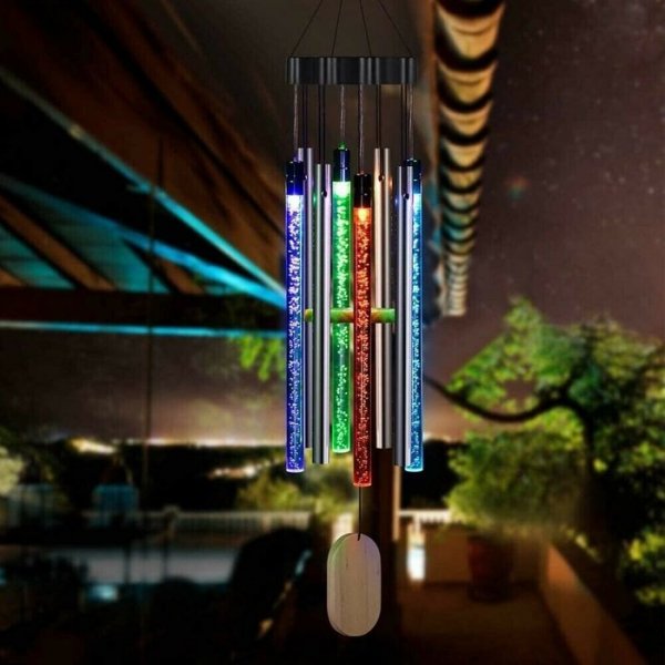 Solar Powered Musical Wind Chimes