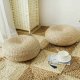 New Arrival Natural Straw Round Ottoman Tatami Cushion Chair Cushion Floor Cushion Yoga Meditation Round Doormat